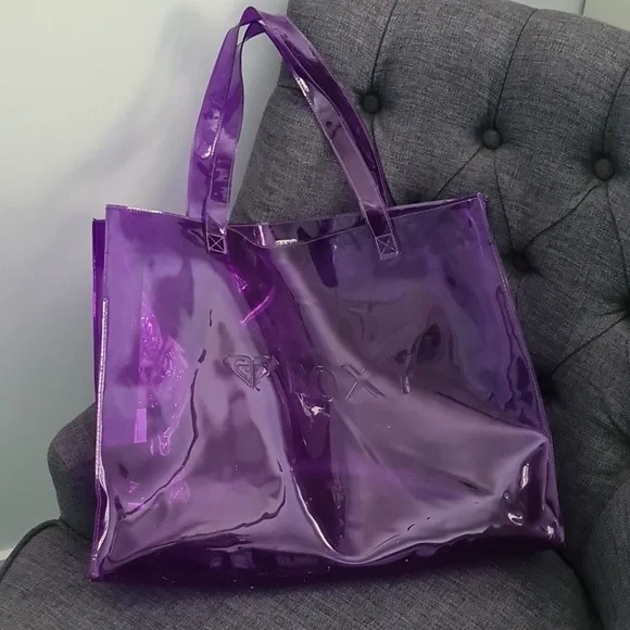 Thick jelly plastic roxy bag beach bag - Picture 2 of 6
